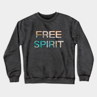 Free Spirit Ocean Waves Graphic design Crewneck Sweatshirt